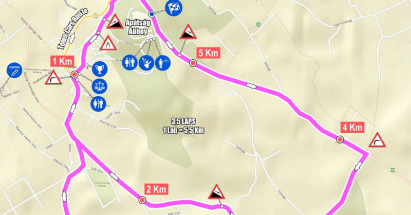 V4 Ladies Series: Pannonhalma-Zirc-Pannonhalma 101,2 km – TÉRKÉPEK + SZINTRAJZOK + ITINER + RAJTLISTA