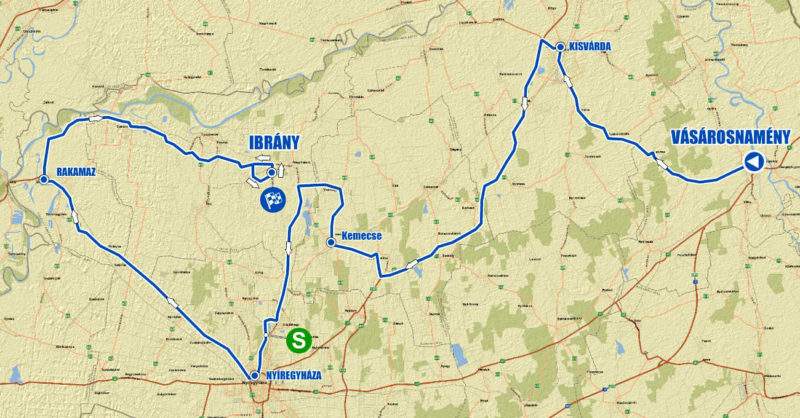 V4 Special Series – Vásárosnamény-Ibrány: ÁTHALADÁSI IDŐPONTOK + TÉRKÉPEK + SZINTRAJZOK + ITINER + GPS FÁJLOK